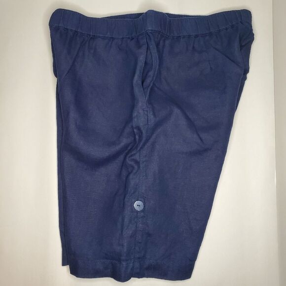 Pure Jill Linen Pull-On Shorts Size M - Picture 4 of 10